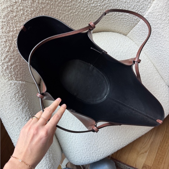 Sezane Mara Bag - smooth chocolate color - Picture 4 of 12